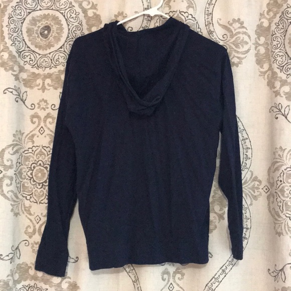 Navy cotton zip up - Picture 2 of 4